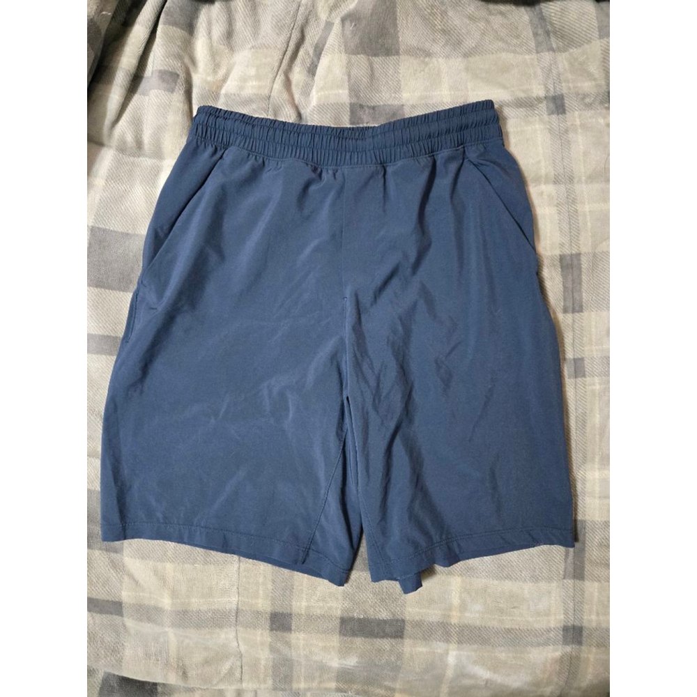 Men's Lululemon Blue Athletic Shorts with Black Liner S